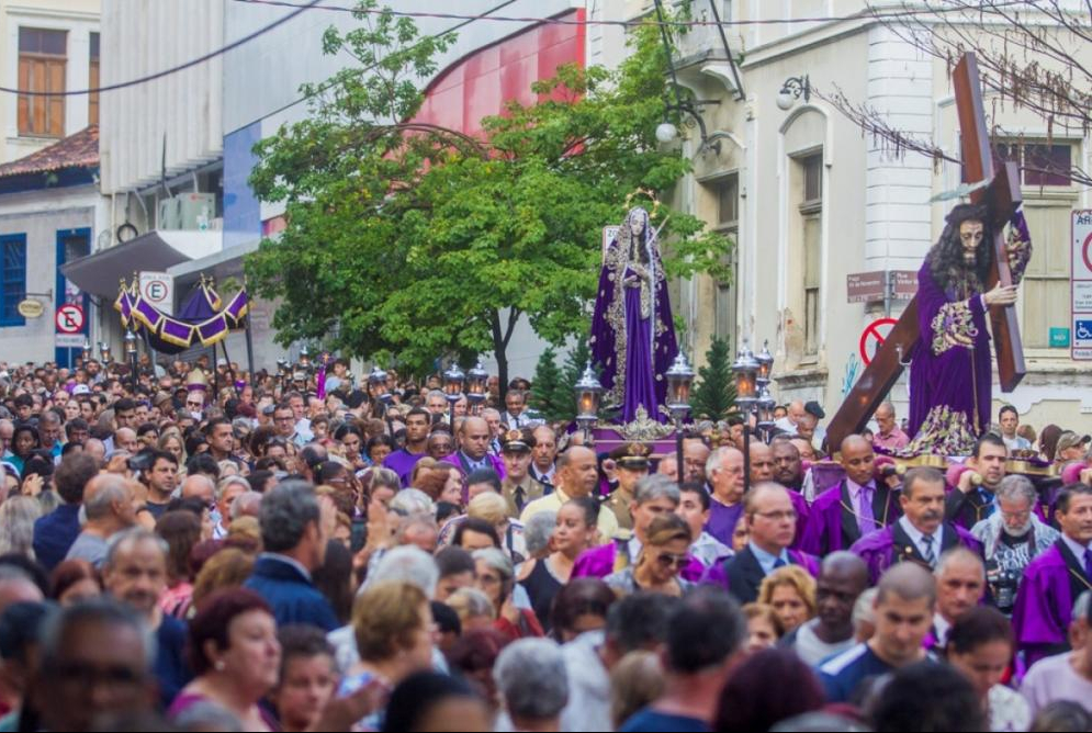 Procissão do Senhor dos Passos é realizada sempre 15 dias antes da Páscoa - Flávio Tin/ND