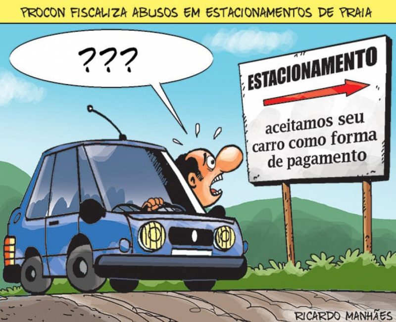 Estacionamento nas praias