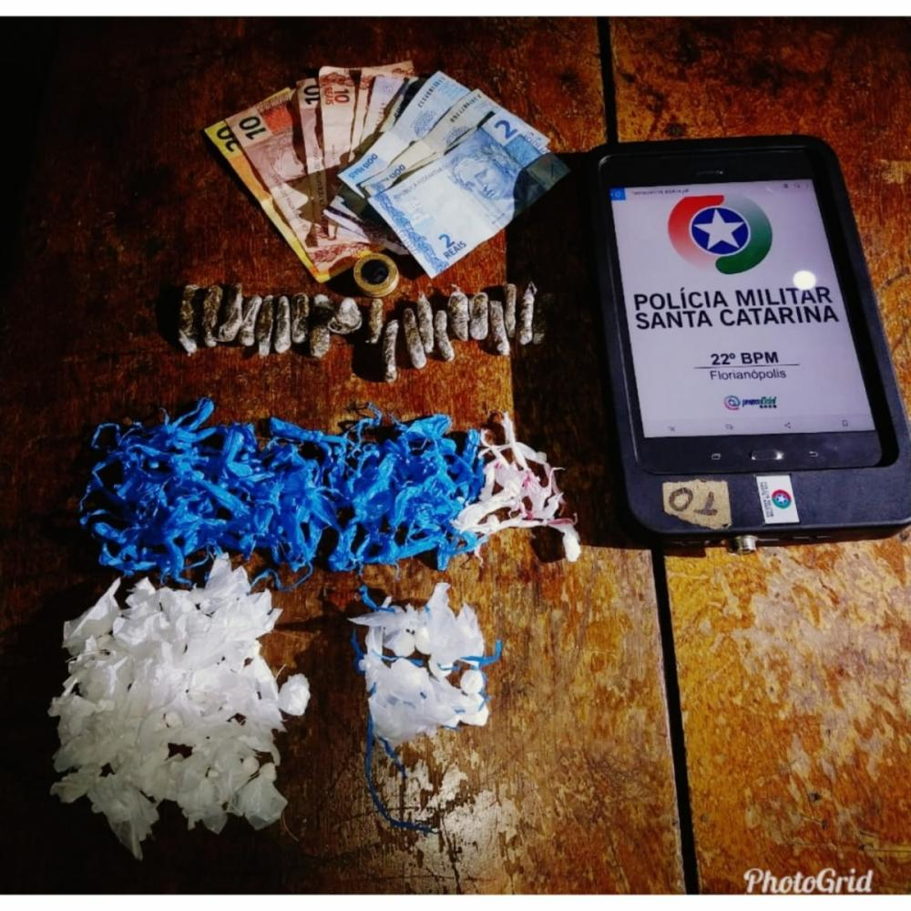 Pedras de crack e bucha de maconha - Divulgação/ND