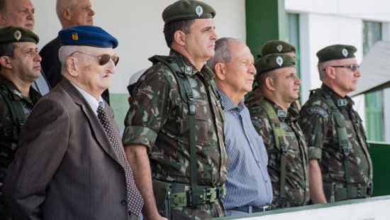 Solenidade militar lembra os 74 anos de tomada de Monte Castelo, durante a 2ª Guerra
