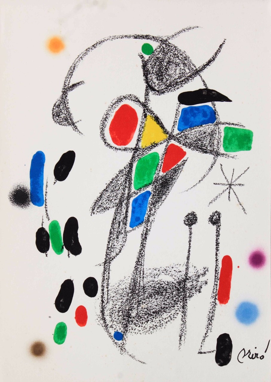 冬バーゲン☆】-roジョアン・ミロ Joan Miro litografia - macyo.co.uk