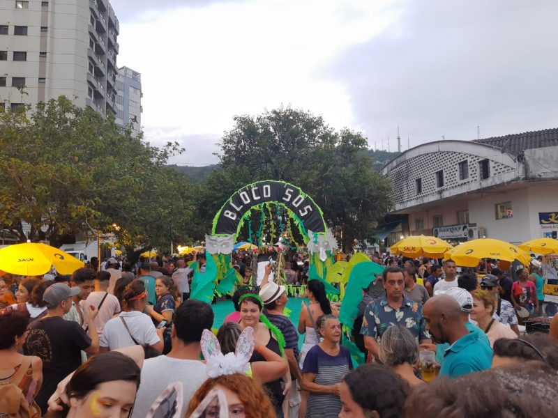 Tudo pronto para o Bloco SOS ganhar as ruas centrais de Florianópolis &#8211; Foto: Marina Simões/ND