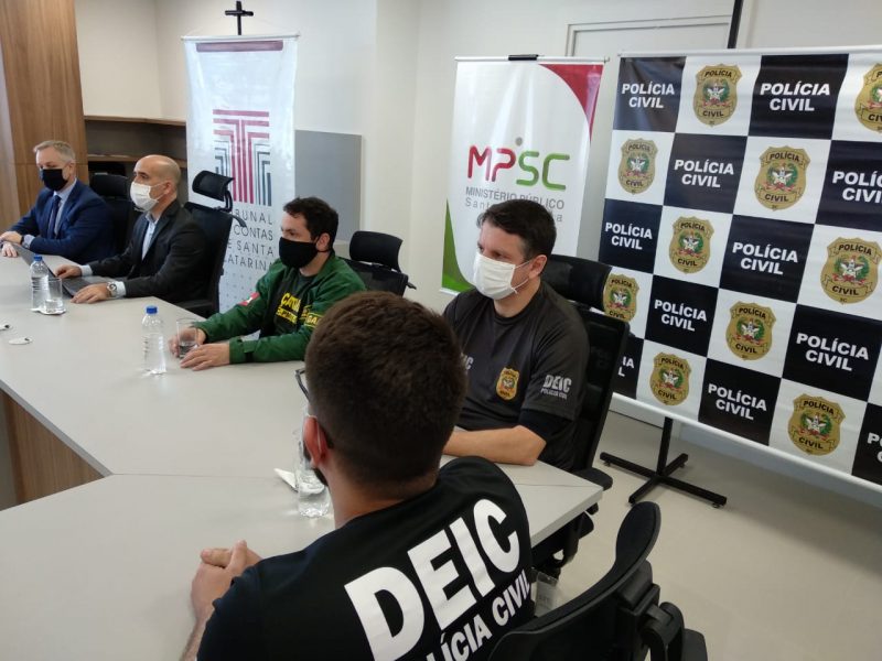 Força-tarefa dá detalhes sobre segunda etapa da Operação Oxigênio – Foto: Divulgação/Polícia Civil