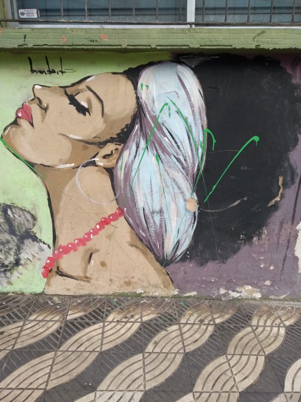 Obra “Black Power”, do artista Bruno Barbi, que faz interven&ccedil;&otilde;es pela cidade – Divulga&ccedil;&atilde;o/ND