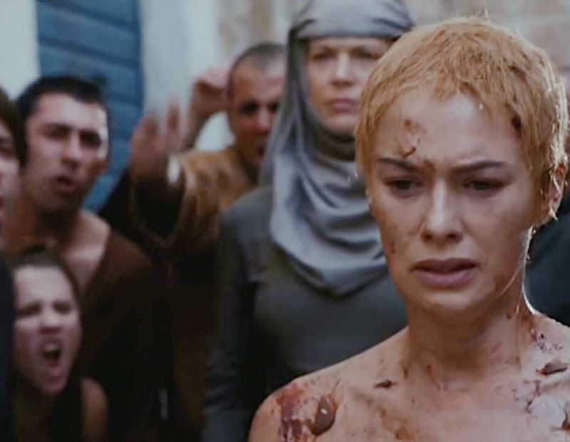 Lena Headey em cena como Cersei