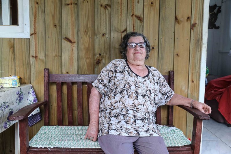 An&aacute;lia Carvalho da Silva conta que benzedeira salvou sua filha da bruxa – Anderson Coelho/ND