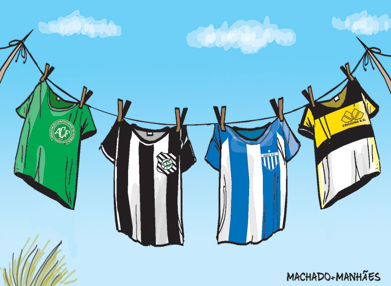 Charge sobre a semifinal do Campeonato Catarinense