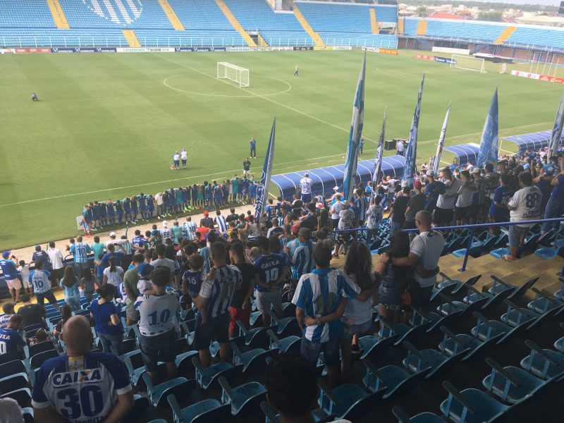 Jogos da série B, como o estádio da Ressacada, terão o retorno das torcidas nas arquibancadas. – Foto: Diogo de Souza/ND