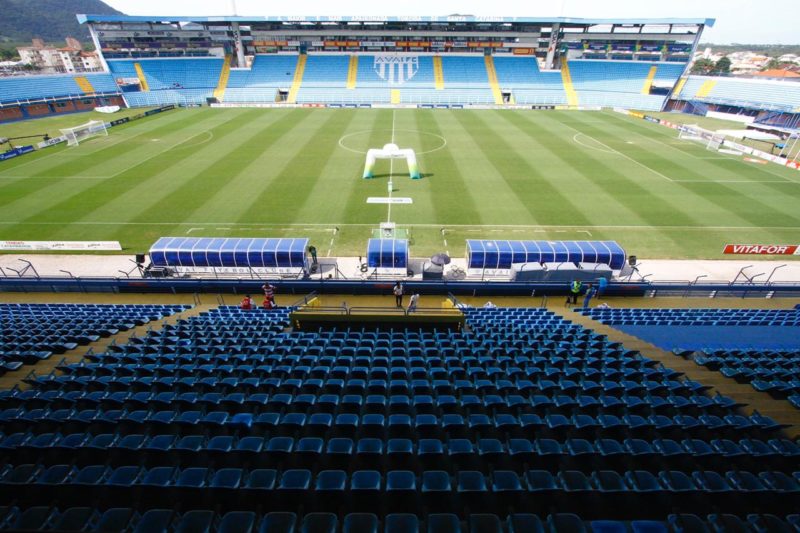 Ressacada preparada para receber o p&uacute;blico – Foto: Fl&aacute;vio Tin/Arquivo/ND