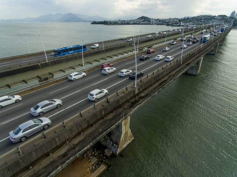 Pontes Colombo Salles e Pedro Ivo Campos terão alterações no trânsito &#8211; Foto: Flavio Tin/ Arquivo/ND