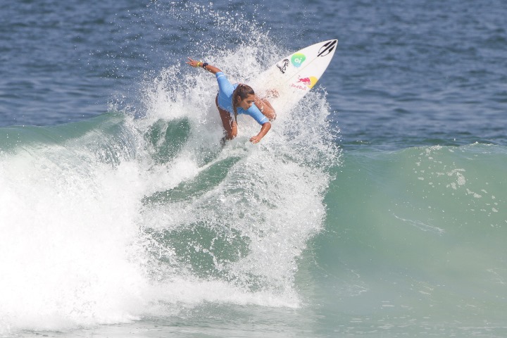 Tain&aacute; Hinckel venceu entre as meninas. Foto: Pedro Monteiro/ND&nbsp;