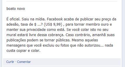 Pague se quiser usar: Se você não quiser perder acesso a uma rede social, tudo o que você precisa fazer é se tornar um membro premium da plataforma. Ou seja, é necessário pagar uma taxa camarada para continuar o uso. Mas você pode driblar a nova regra ao compartilhar uma publicação em seu Facebook ou repassar o recado pelo WhatsApp. - Crédito: Reprodução Internet/33Giga/ND