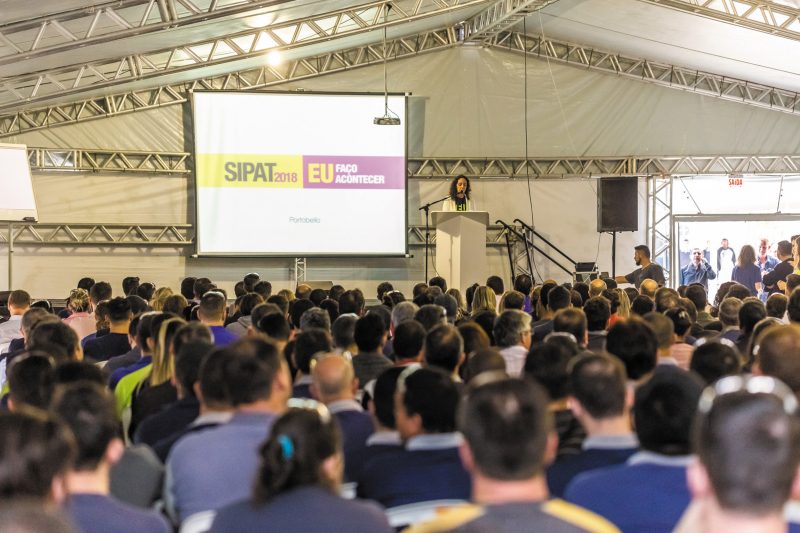 Palestra de abertura SIPAT 2018 – Divulgação/Acervo Portobello