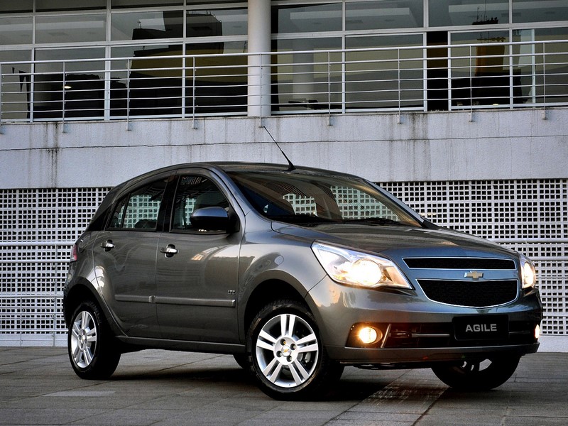 75- Chevrolet Agile (testado em julho de 2013 - sem airbags): zero estrelas para adultos e duas estrelas para crianças - Foto: Divulgação - Foto: Divulgação/Garagem 360/ND