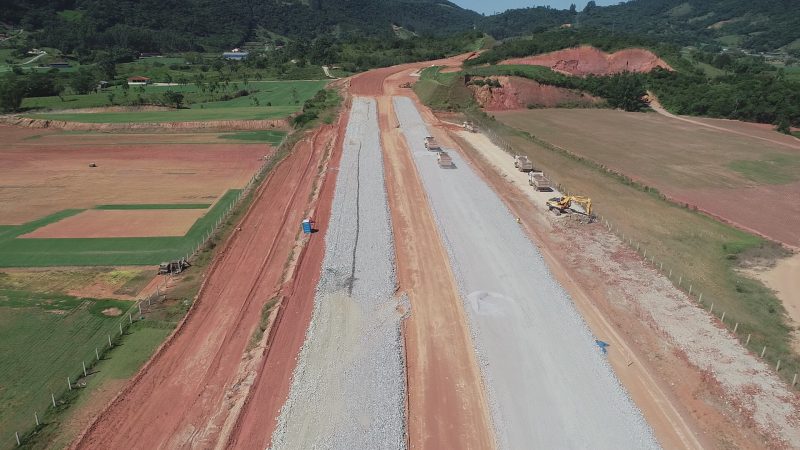 Contorno Viário segue em obras na Grande Florianópolis – Foto: Divulgação/Arteris/ND