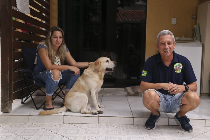 Ice mora na casa da fam&iacute;lia Amorim desde os primeiros dias de vida. Foto: Anderson Coelho/ND