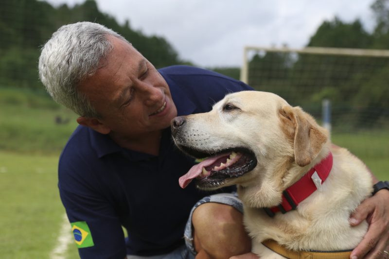 Rela&ccedil;&atilde;o entre condutor e c&atilde;o precisa ser de inteira harmonia e respeito. Foto: Anderson Coelho/ND