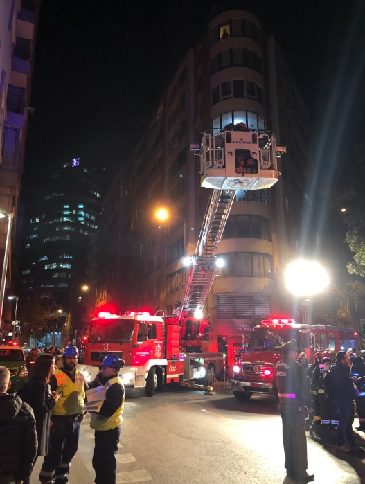 Bombeiros descobriram altas concentra&ccedil;&otilde;es de mon&oacute;xido de carbono no apartamento – Corpo de Bombeiros de Santiago/Reprodu&ccedil;&atilde;o/Twitter