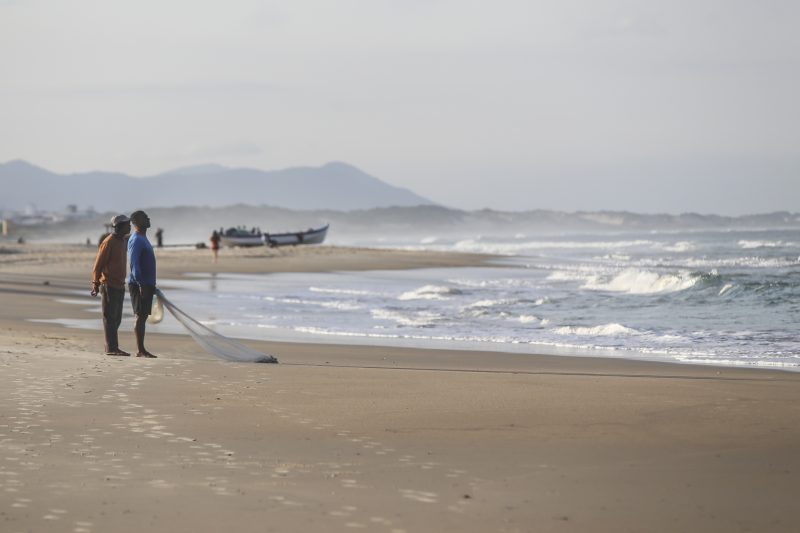 Litoral Sul de Santa Catarina e Florianópolis devem ter mar agitado nos próximos dias – Anderson Coelho/ND