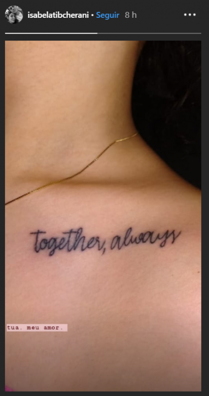 Homenagem de Isabela – Reprodu&ccedil;&atilde;o Instagram
