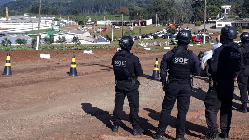 120 homens do Deap trabalham na escolta de Moro – Diego Antunes/RICTV