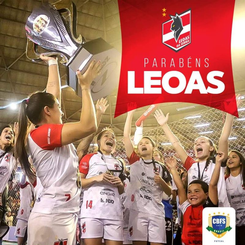 Leoas da Serra de Lages conquista o Mundial de Interclubes – CBFS/divulga&ccedil;&atilde;o