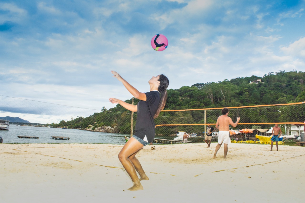 Lagoa da Concei&ccedil;&atilde;o &eacute; um dos locais que contam com estrutura para a pr&aacute;tica de esporte; expectativa &eacute; estender a possibilidade a mais praias de Florian&oacute;polis – Foto: Divulga&ccedil;&atilde;o PMF