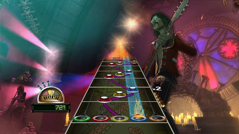 Assista ao trailer de Guitar Hero: World Tour em <a href="http://bit.ly/2W37inW">http://bit.ly/2W37inW</a> - Crédito: Divulgação/33Giga/ND