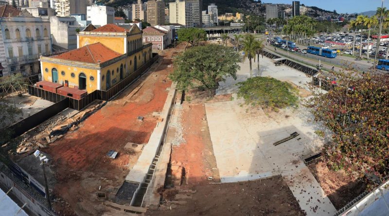 Obras do Largo de Alfândega seguem a todo vapor – Flávio Tin/ND