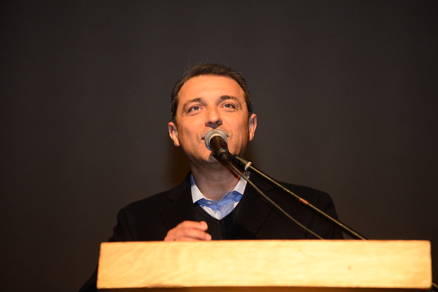 Governador de SC, Carlos Moisés discursou durante a abertura – Nilson Bastian/Festival de Dança de Joinville/Divulgação/ND