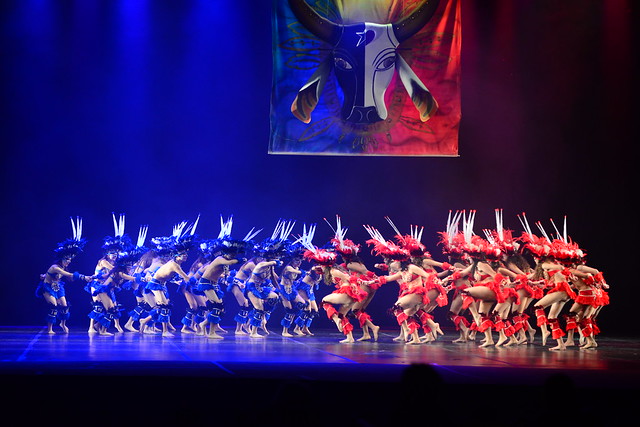 Grupo homenageou Parintins e a cultura do Boi Bumbá durante apresentação – Nilson Bastian / Festival de Dança / Divulgação