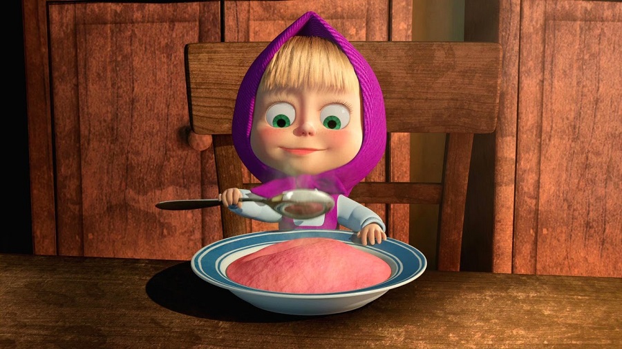 4. Masha and The Bear – Recipe for Disaster (<a href="http://bit.ly/2XRhz8E">http://bit.ly/2XRhz8E</a>): 3,5 bilhões de visualizações - Crédito: Reprodução YouTube/33Giga/ND