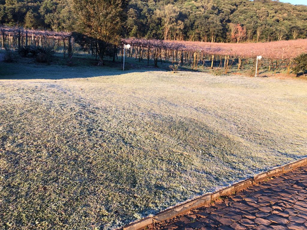 Tangará registrou baixas temperaturas no fim de semana - Reprodução/RICTV