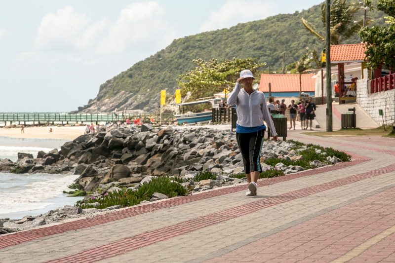 Previs&atilde;o do tempo para o s&aacute;bado em SC &eacute; de sol com nuvens durante o dia – Foto: Daniel Queiroz/ND