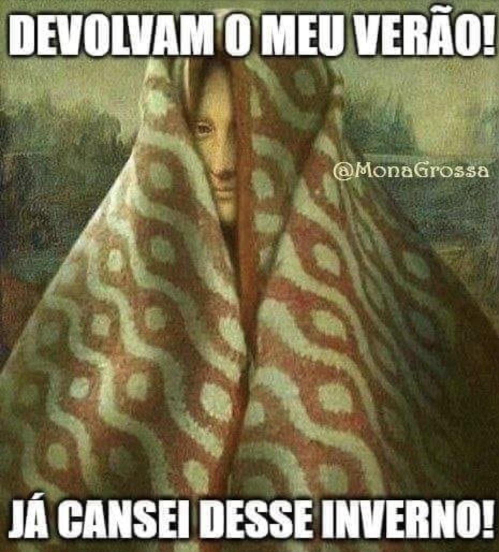 memes de chuva e frio