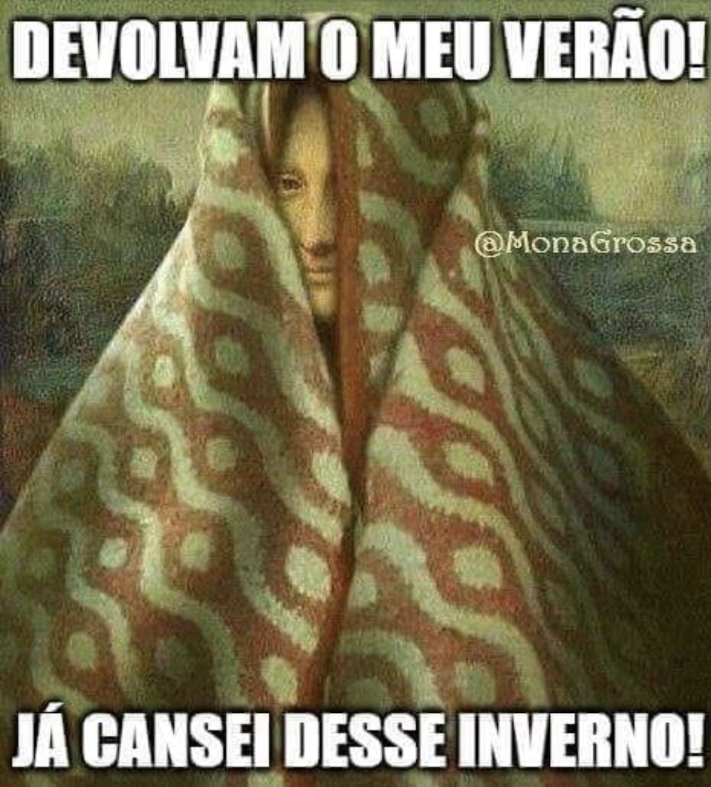 Onda de frio invade o Sul do Brasil com direito a memes na Internet - Reprodução Internet
