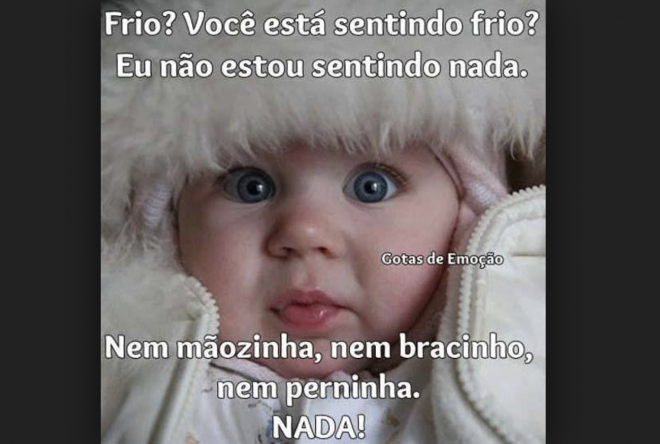 Onda de frio invade o Sul do Brasil com direito a memes na Internet - Reprodução Internet