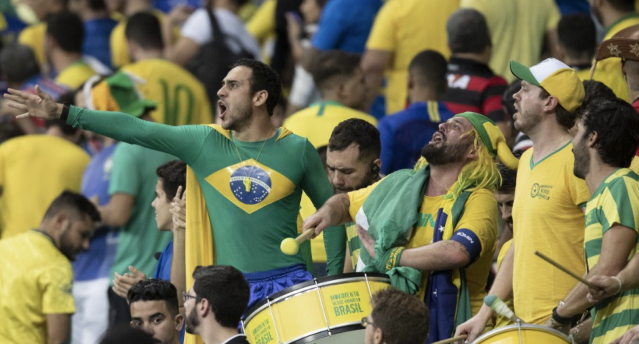 A torcida brasileira fez sua parte durante as partidas da Seleção Brasileira. - Lucas Figueiredo/CBF