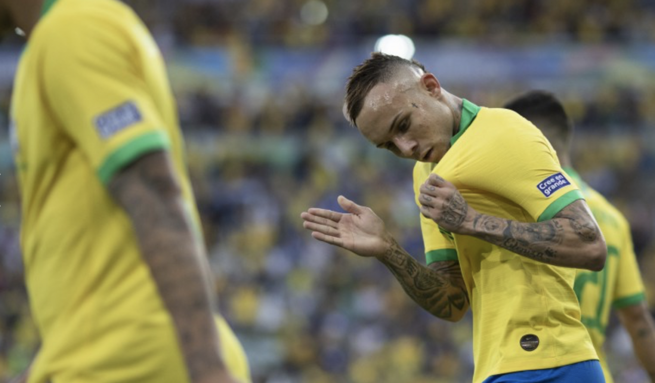 Foi dele o gol que abriu o caminho para o título brasileiro. - Lucas Figueiredo/CBF