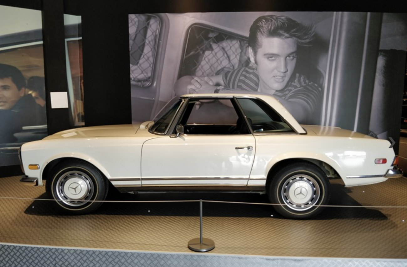 1969 Mercedes 280 SL – Elvis deu este carro de presente para sua mulher, Priscilla Presley, em 1970 - Paulo Basso Jr./Garagem360 - Foto: Paulo Basso Jr./Garagem360/Garagem 360/ND