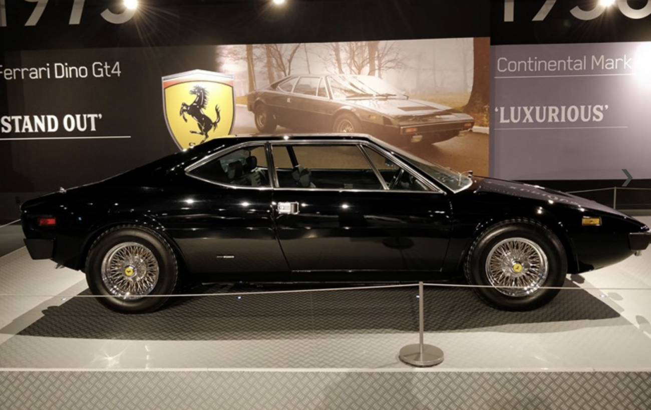 1975 Ferrari Dino – A Ferrari do Rei do Rock era preta. Elvis foi o segundo dono do modelo, após adquiri-lo, em 1976, por US$ 20.583 - Paulo Basso Jr./Garagem360 - Foto: Paulo Basso Jr./Garagem360/Garagem 360/ND