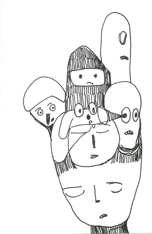A exposição apresenta seis séries de desenhos e dois vídeos do artista Luiz Rodolfo Annes – Luiz Rodolfo Annes/Divulgação