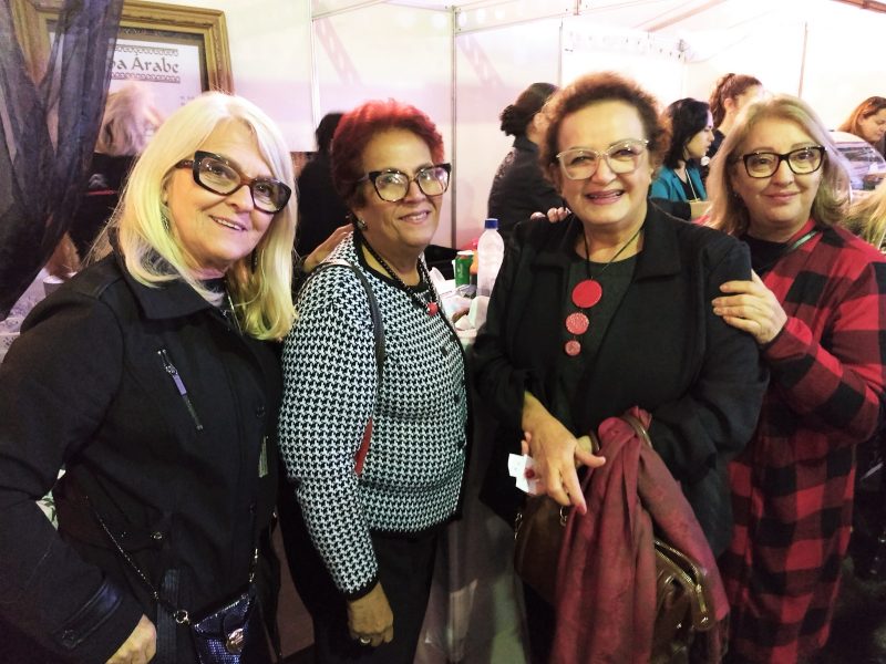 Da esq. para dir.: Mara Beduschi, Vânia Pereira, Iara Miotti e Zelia Maria Silva Rocha – Marcos Cardoso/ND