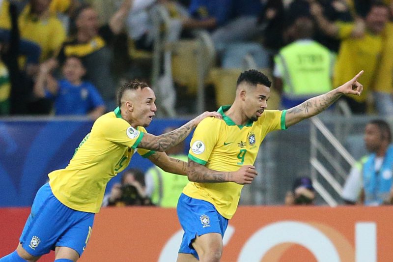 Everton e Gabriel Jesus, protagonistas da final; Brasil campeão. Foto: DANIEL CASTELO BRANCO/AGÊNCIA O DIA/AGÊNCIA O DIA/ESTADÃO CONTEÚDO – ESTADÃO CONTEÚDO/ND