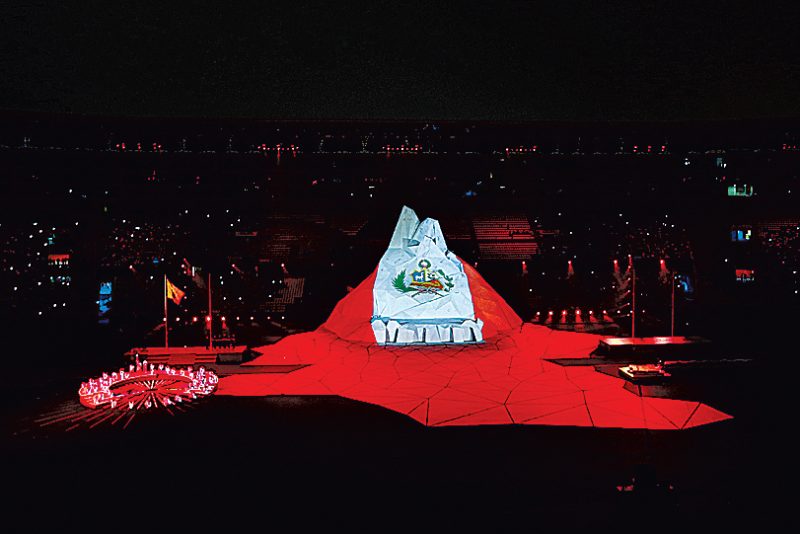 Visão geral do Estádio Nacional de Lima durante a cerimônia de abertura dos Jogos Pan- Americanos Lima 2019, no Peru, nesta sexta-feira 26.  HEULER ANDREY/DIA ESPORTIVO/ESTADÃO CONTEÚDO/ND