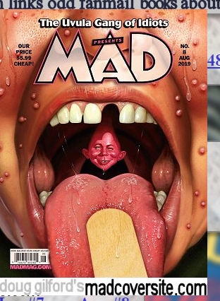 Neste álbum, você confere capas icônicas da MAD. Esta é a de agosto de 2019 - Foto: Divulgação/33Giga/ND