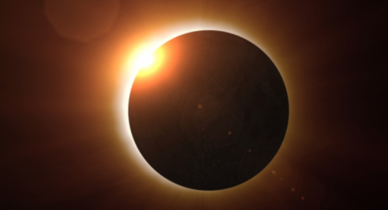 Eclipse solar poderá começar a ser visto próximo das 17h – Divulgação/ND