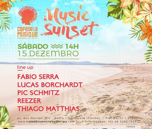 Folder da festa do dia 15 de dezembro de 2018 – Reprodução/Instagram