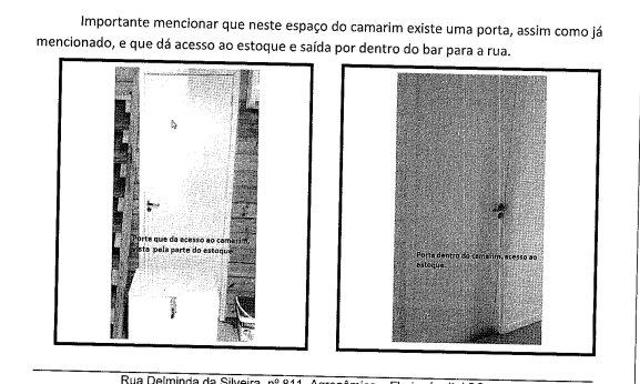 Porta de acesso para a rua – Reprodução/ND