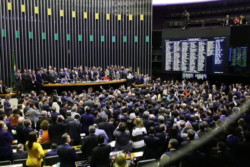 Câmara dos Deputados durante votação do texto-base da proposta da reforma da Previdência &#8211; Najara Araújo/Câmara dos Deputados